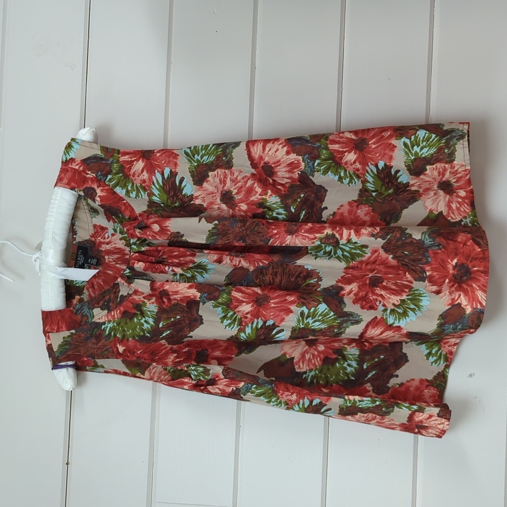 Silk sleeveless top size 14P